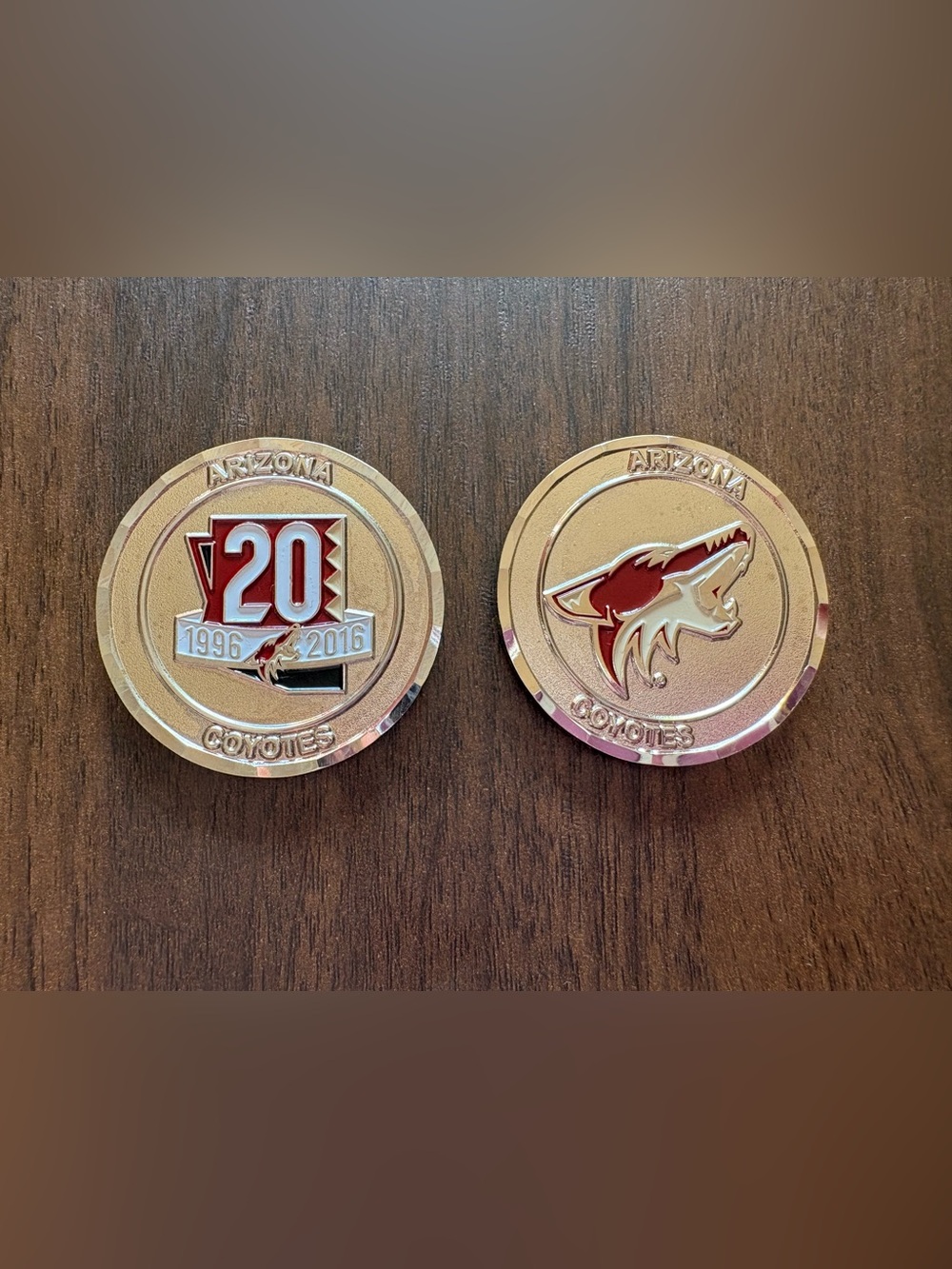Arizona Coyotes 1996-2016 20th Anniversary Commemorative Coin Set